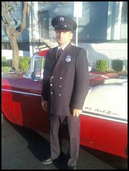 Class A uniform And a '55 chevy