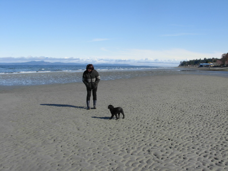 Bella on the beach