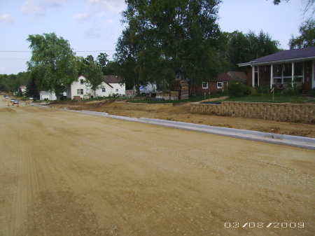 Road construction - 2009