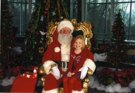 Arwen with Santa
