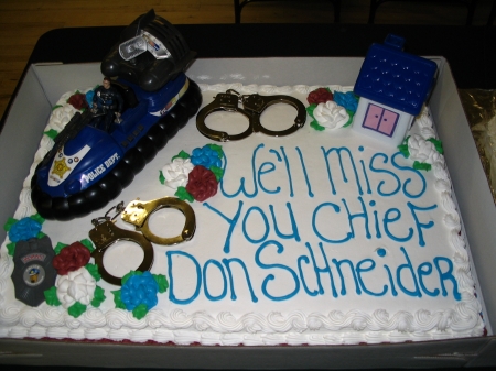 one of the retirement cakes