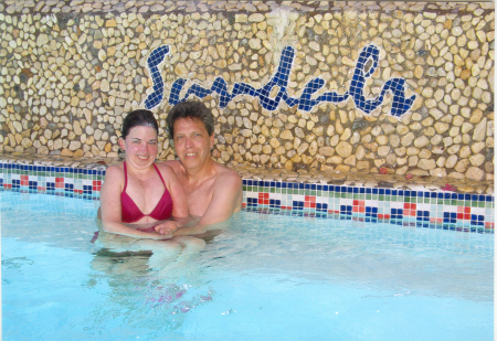 In The Pool At Sandals Negril