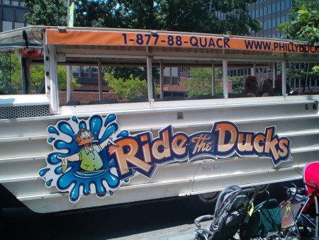 To the Duckmobile..!