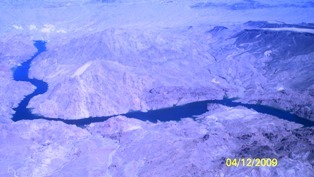 Colorado River from the plane
