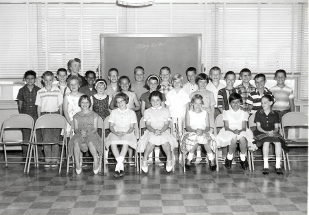 Sunset School 4th grade 1962-1963