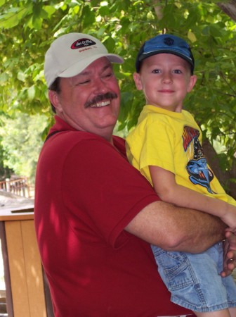 My grandson Cainaan and his PawPaw