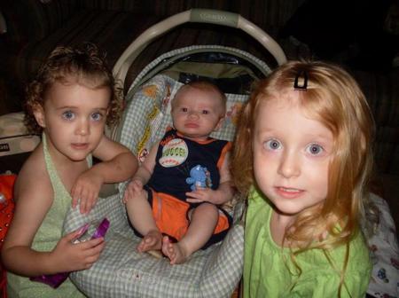 my g-babies: Madison, Haydon, Skyler
