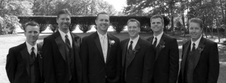 The groom & his ushers