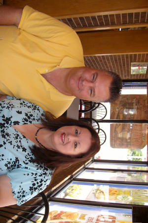 My husband, Mike and me, Rebecca