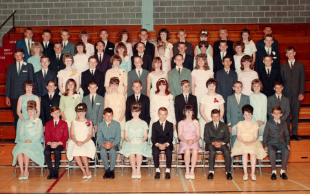 Eigth Grade Graduation 1966