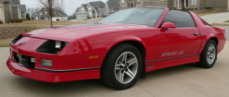 87 camaro iroc  5.7  ltr.  my toy!