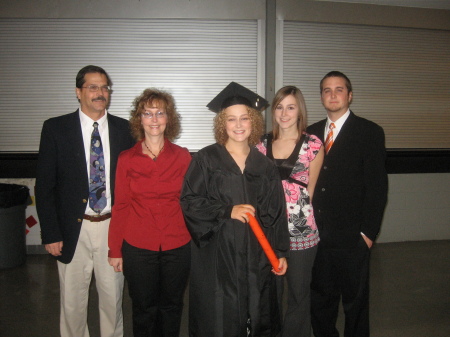 The family at graduation