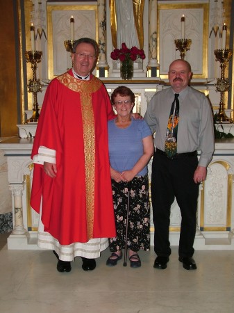 JOHN, SHERRI AND OUR MONSIGNOR