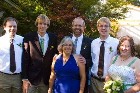 Family picture at my son's wedding.