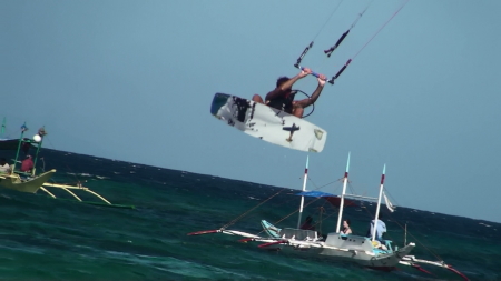 Getting some air in Boracay