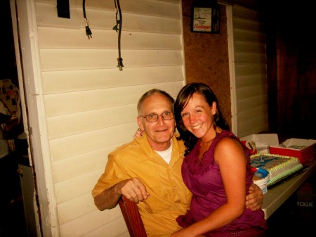 Megs and my dad 2009