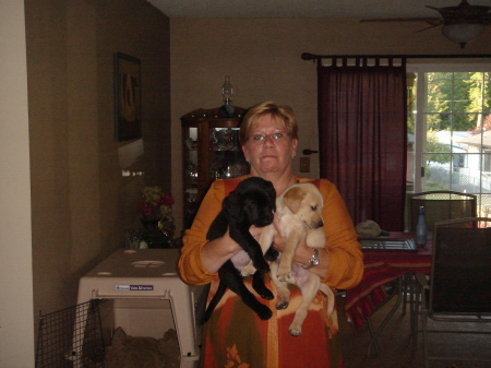 Me & the boys, 6 wks old 2007