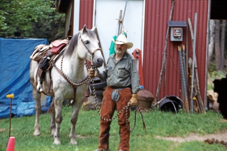 My horse Chippawa & me