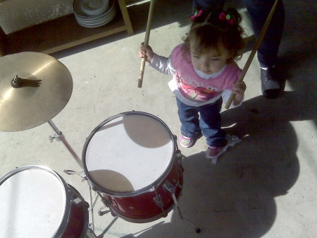 Alice-Ranae on Drums!