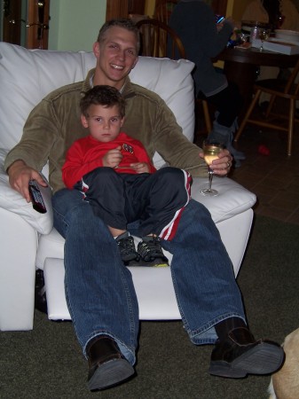 My nephew Drew and I (Thanksgiving 2009)