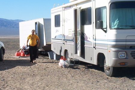 Camping at Dumont Dunes 12-'04