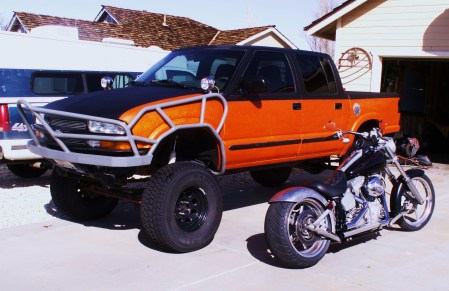 Getting the Harley ready for custom paint