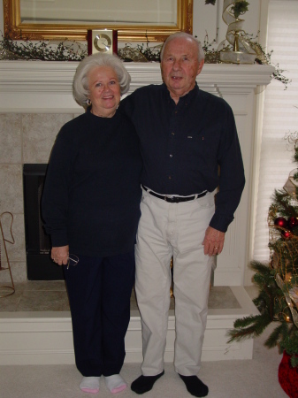 Hank and I at Christmas 2003