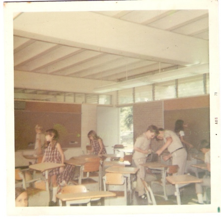 Classmates Cleaning