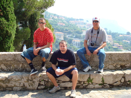 Rob, Todd and Tyler in Nice, France
