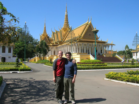 Dave and I - Phnom Pehn, Cambodia Dec. 2007