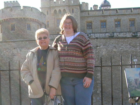 Jennie and Sue in England