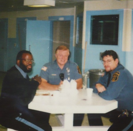 ME IN CENTER WITH BUDDIES AT JAIL 2000