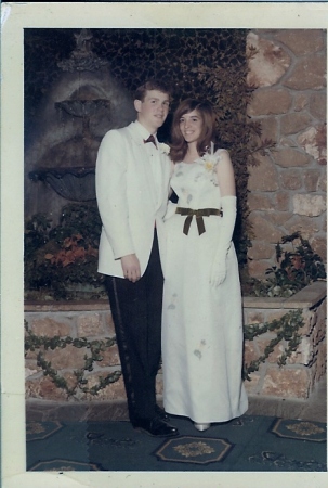 Sharyn & I Huntington High Senior Prom 1965