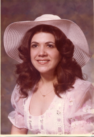 cathy in pink hat 1978