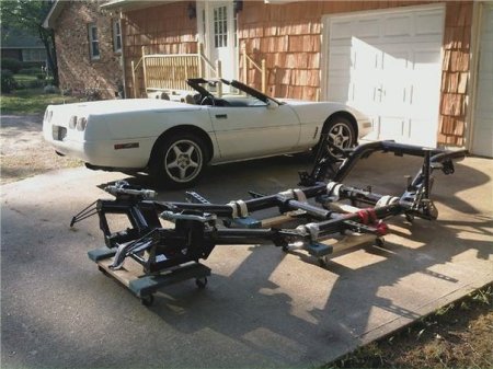 GS replica frame and 1995 convertible