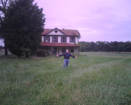 John Maddox in downtown Maddox, MD