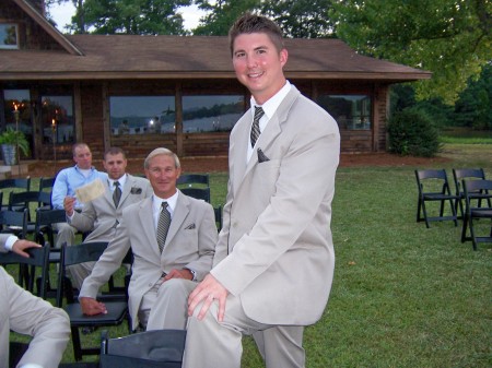 Wes & Me on his wedding day