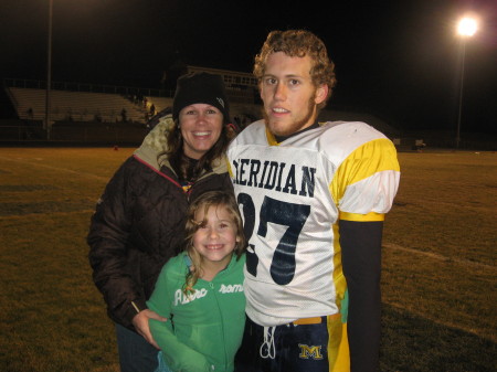 Errin, Ashlyn and Broc after a victory