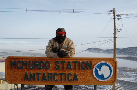 Mcmurdo station sign