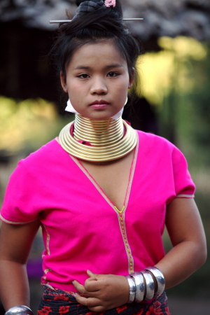 Burmese long neck girl