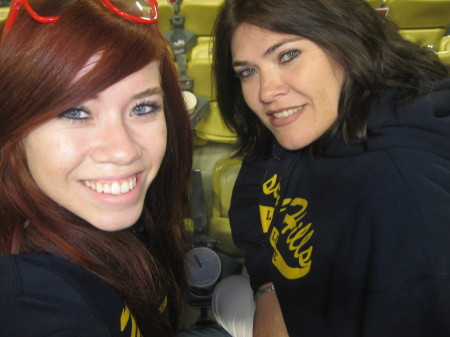 Vanessa and me at a Dodger Game