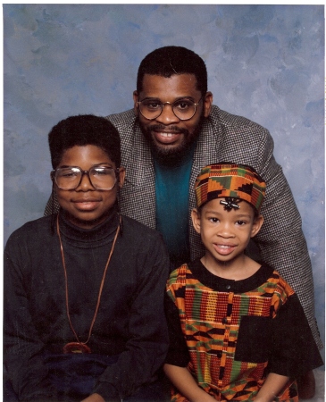 My 2 children (London, III & Deja) and Me 1993