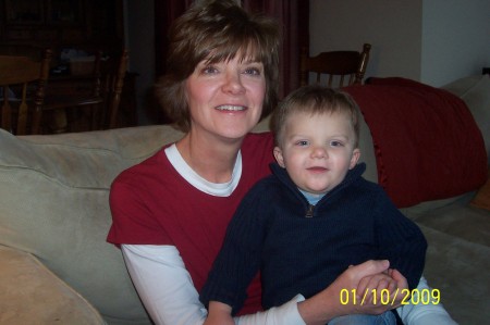 My wife Lori(30 years ) and Grandson Parker At
