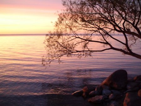 sunset in willow beach