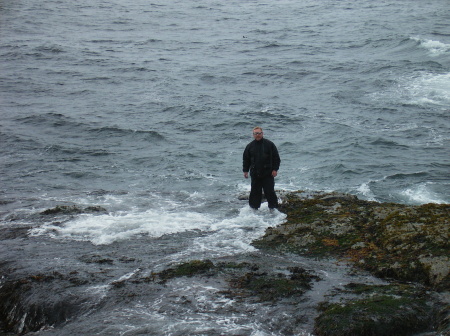 My feet in the Atlantic,Maine 2009