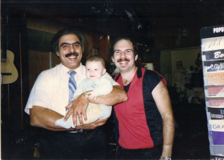 Me, Steve Bach & Baby Sabastian Bach