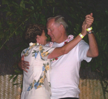 Dancing at our 45 wedding anniversary