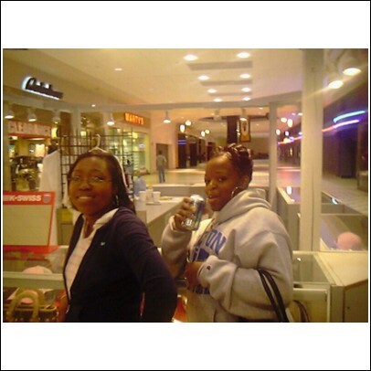 Brittany and Alex at the Mall