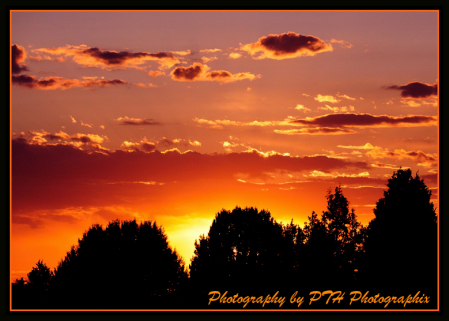 Sunset at Pine Valley, Utah