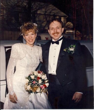 wedding day 2/16/91